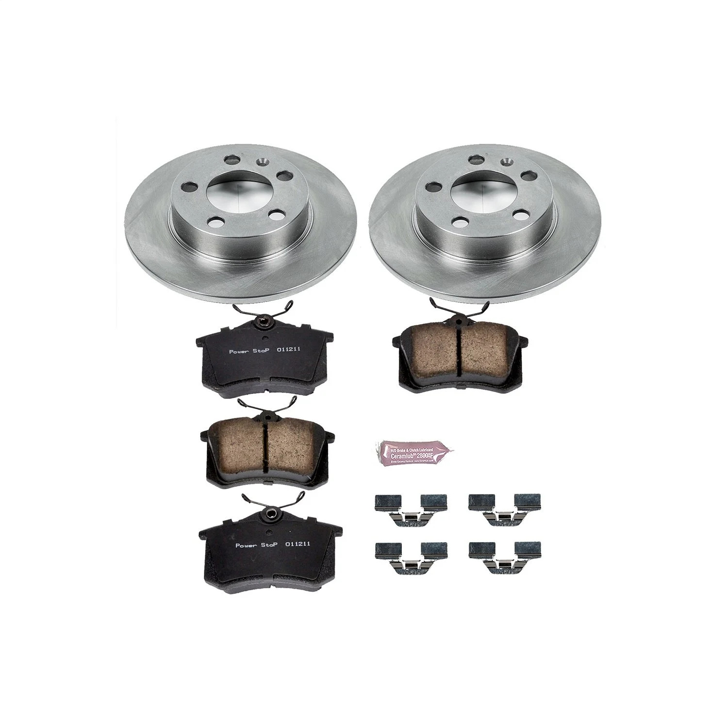 Power Stop KOE847 1-Click Daily Driver Brake Kit