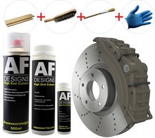 2K Bremssattellack Set RAL7039 QUARZGRAU Spraydose hitzebest&auml;ndig 300&deg; Bremssatt