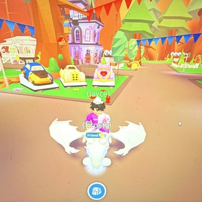 Adopt Me! Frost Dragon ''Frosty'' In-Game Virtual Pet/Collectible Item