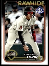 2024 Topps Pro Debut #PD-192 Cristofer Torin Visalia Rawhide Baseball