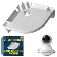 Corner Baby Monitor Mount Adhesive Baby Camera Mount Shelf No Drill Wall ...