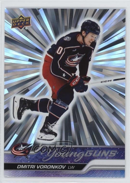 2023-24 Upper Deck Series 2 Young Guns Outburst Dmitri Voronkov #492 0b06