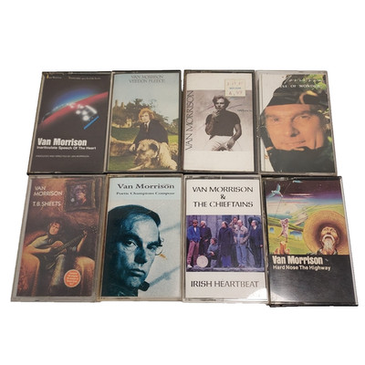 Van Morrison Cassette Tape Lot of 8 Classic Rock