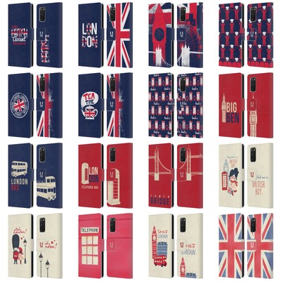 HEAD CASE DESIGNS LONDON BEST LEATHER BOOK WALLET CASE FOR SAMSUNG PHONES 2