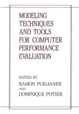 Modeling Techniques and Tools for Computer Performance Evalua... - 9781461278535