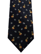 HERREN TRACHTEN KRAWATTE TRACHTEN MÄDCHEN UND ENZIAN SCHWARZ 