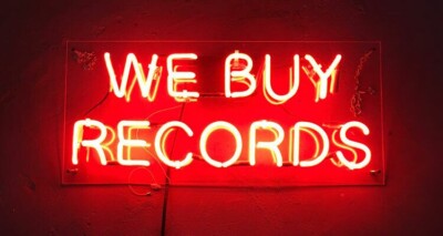 New We Buy Records Neon Light Sign 14x7 Lamp Acrylic Open Wall Real Glass