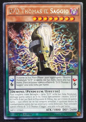 D/D/D THOMAS DER WEISE Selten auf Italienisch MP17-IT065 YUGIOH