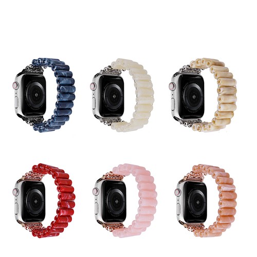 Luxus Stylish Resin iWatch Band Strap For Apple Watch Series 10 9 8 6 5 SE Ultra - Zdjęcie 8 z 25