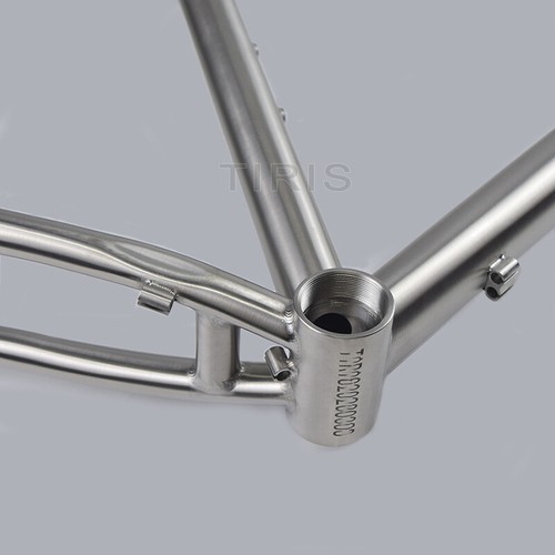 TIRIS-DR4 Titanium Road Bike Frame Accessores Ultralight Rim Brake Bicycle 700C - Picture 5 of 7
