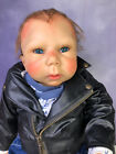 Reborn " Benny " Harley Davidson Artist Doll Ooak