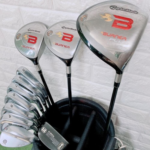 Set De Clubs De Golf TaylorMade Complet - 12 Pièces - Droitière - Fers Et Bois Graphite/acier - Occasion Bon état
