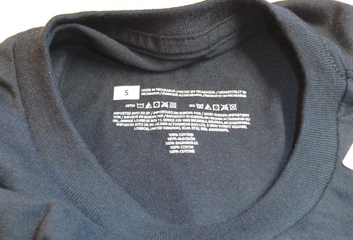 I "Heart" Love Grandpa Black Short Sleeve T-Shirt Youth Size Small - Picture 4 of 4