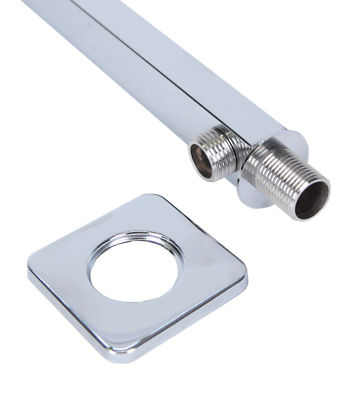 40 Cm Zulaufarm Wandarm Verchromt – Für Duschkopf, Metall, 1/2 Zoll Gewinde