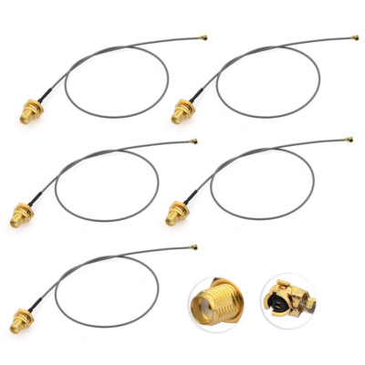 10x U.fl to SMA Female Cable for Wireless Mini PCI Cards WiFi WAN Repeater