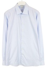 SUITSUPPLY Try On Slim Fit Formal Shirt Men's 46-7 / 18L Button Up Blue