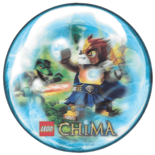 LEGO Legends of Chima Round Lenticular 3D Card 6031639 - Afbeelding 1 van 1