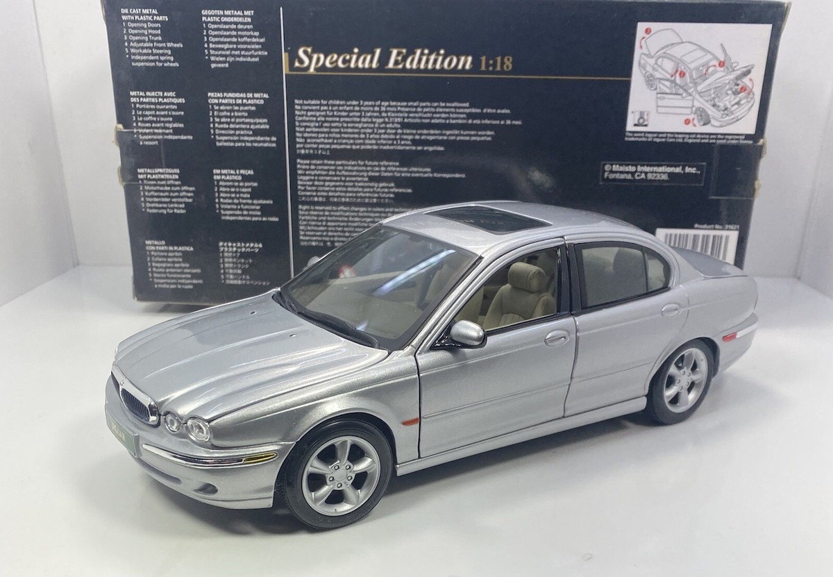 MAISTO 1/18 Scale 2001 JAGUAR X-TYPE”Grey Version” | eBay
