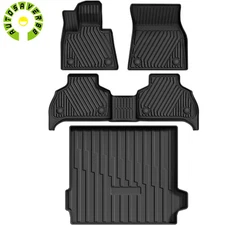 3D Floor Mats + Cargo Liner for BMW X5 2019-2024 2025 TPE All Weather Custom Mat