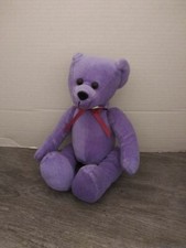 10" Purple Bear Plush