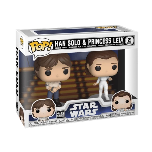 Funko Pop! Vinyl: Star Wars - Han Solo & Princess Leia