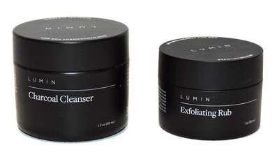 LUMIN Charcoal Cleanser 50mL OR Exfoliating Rub 30mL Skin Care NEW ~U PICK~