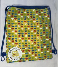 Build a Bear Multicolored Cinch Backpack Very Good Condition
