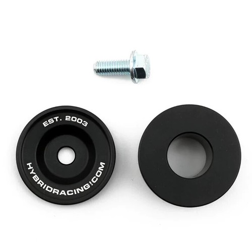 Hybrid Racing Solid Shifter Bushings B-Series Black Honda Acura B-Series B16 B18 - Picture 2 of 4