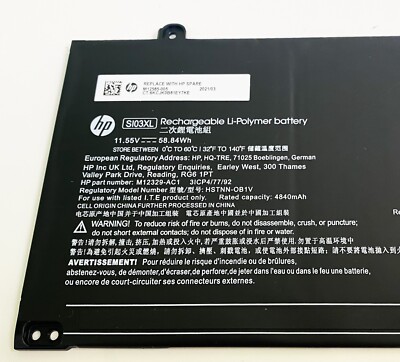 SI03XL Original Battery HP Chromebook 14C-CC0013DX 14C-CC 14