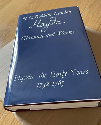 Haydn HC Robbins Landon The Early Years 1732-65 Chronicle and Works