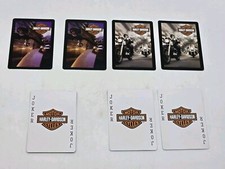 Lot of 7 JOKER Harley-Davidson Motor Cycles Playing Cards 2002
