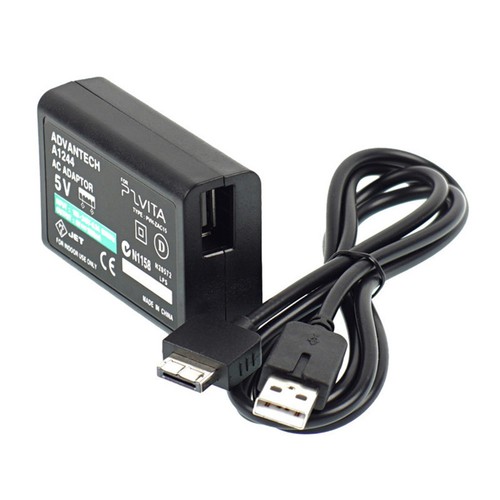 Wall Charger AC Power Adapter Charging Cable For Sony Ps Vita 1000 Series PSV d - Picture 3 of 9
