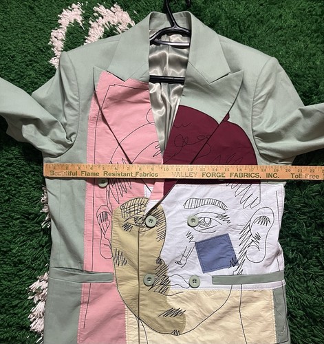 Kidsuper Patched Doodle Suit Top AW 2023 Funny Business Size L Patched Blazer - 第 12/14 張圖片