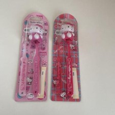 Sanrio Hello Kitty Capped Toothbrush Set of 2 2004 3245