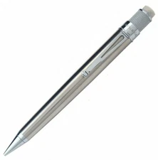 Retro 51 Tornado Mechanical Pencil - Stainless Steel Lacquer - 1.15mm Lead NEW