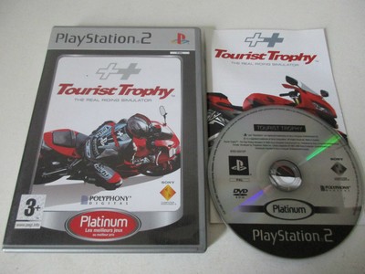 Jeu PS2 Tourist Trophy - Version PAL - Complet (boîtier + Notice) - État Correct - Jeu De Simulation Moto