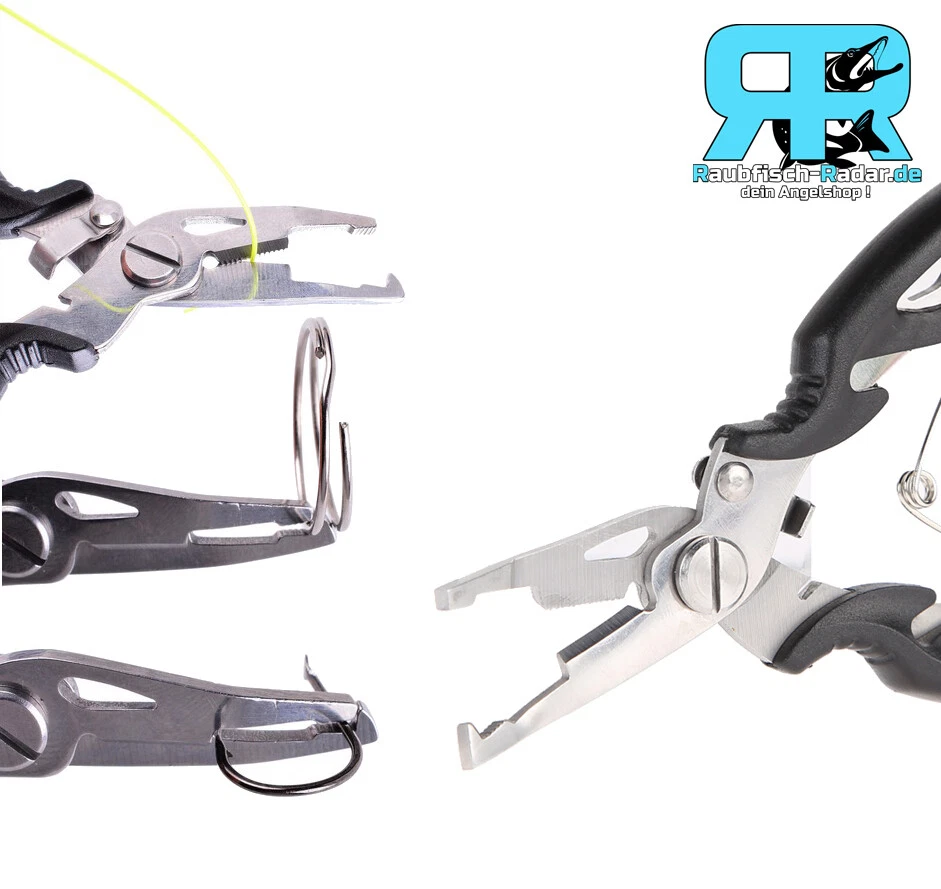 Raubfisch Angelzange Sprengringzange Hakenlöser Braid Cutter Mulifunktionszange - Bild 4 von 4