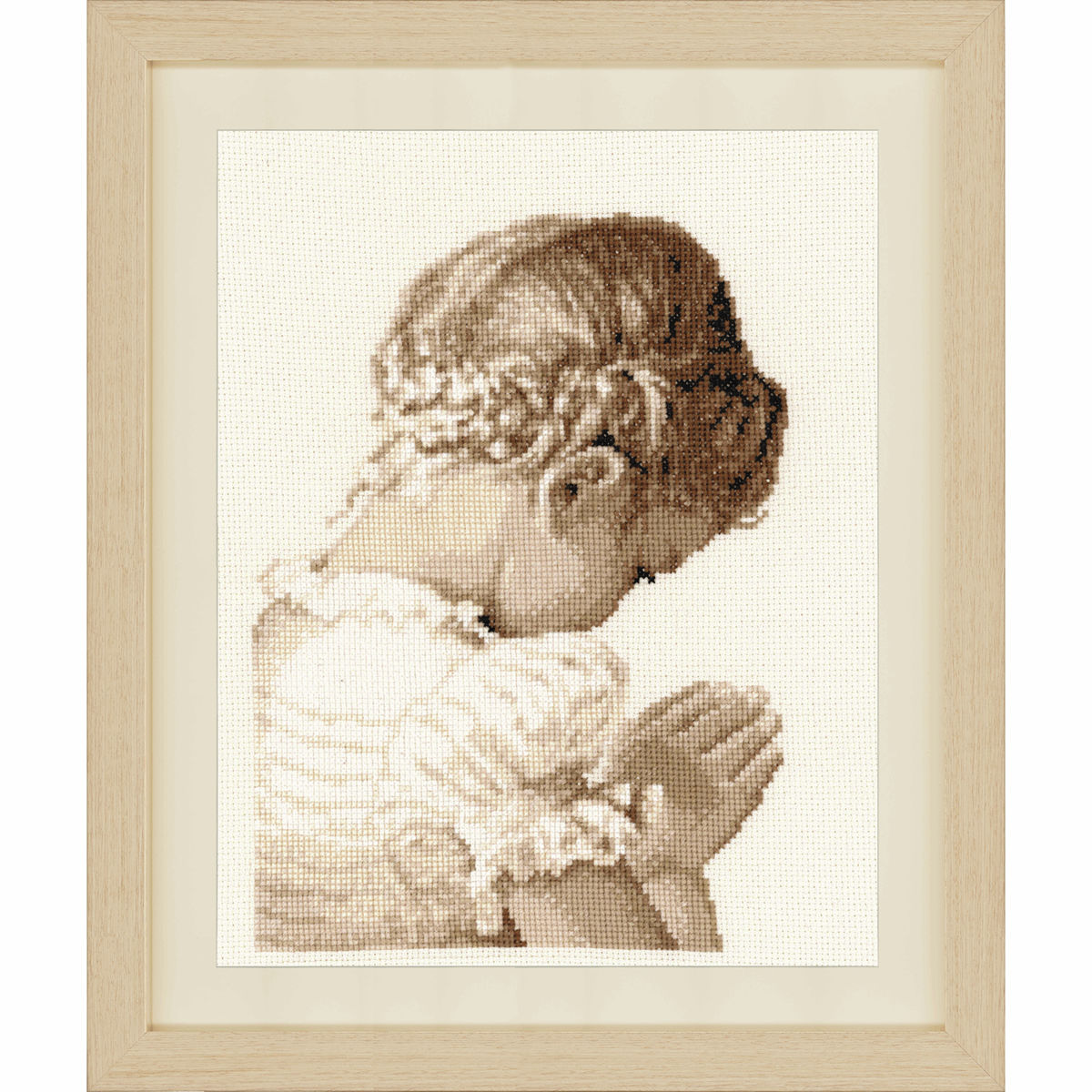 Vervaco Counted Cross Stitch Kit: Praying Girl
