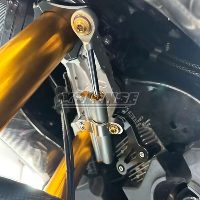 Steering Damper Stabilizer Mounting Bracket For YAMAHA XMAX X-MAX 300 2017-2023 - Image 3 of 4