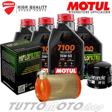 Tagliando Ducati Hyperstrada 939 2016-2017 /Kit Motul 7100 15W50- Filtri