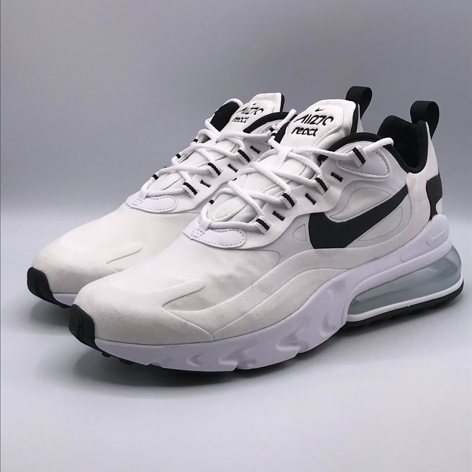 Nike Air Max 270 React 'White Black' Sneaker | Men's Size 12.5