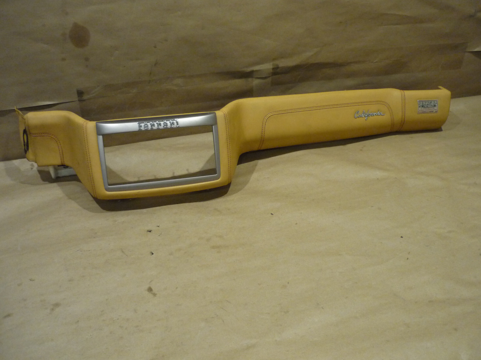 Ferrari California - RH Central Dash / Dashboard Panel Beige- P/N 86453000
