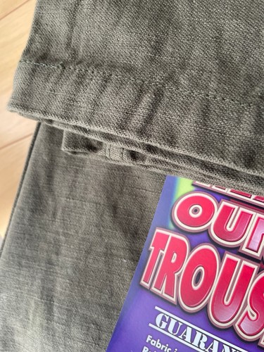 SAMURAI JEANS Heavy Selvedge Chino Pants Olive Back SJ42BP 15oz Satin 30~40in - Picture 7 of 21