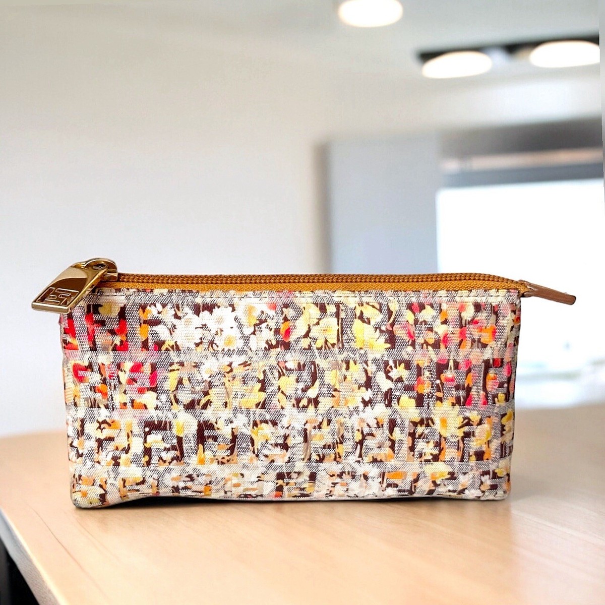 バッグ Vintage Fendi Zucchino accessory pouch 1990s Vintage FENDI Zucchino Jacquard Mini Pouch Bag | eBay