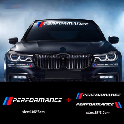 M Performance Auto Windschutzscheibe Fenster Aufkleber Aufkleber für BMW Auto