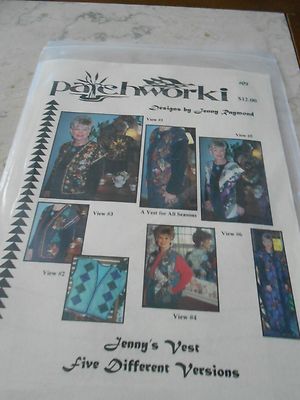Jenny Raymond ''Patchwork 103'' Quilting Designs -5 different Pattern Versions