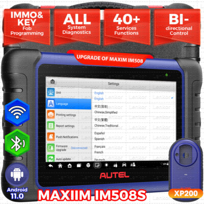 2026 Autel MaxiIM IM508S IMMO Key Programmer Tool Diagnostic Scanner 40+ Service
