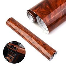 50x150cm High Glossy Wood Grain Vinyl Wrap Film Roll Car Interior Exterior