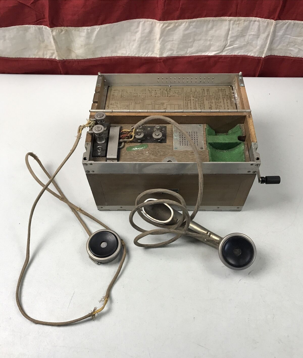 Japanese WWII WW2 Radio Field Telephone Type 92 94 | eBay