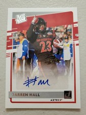 Darren Hall 2021 Chronicles Draft Picks Donruss Rated Rookie Auto DA-DHA Falcons